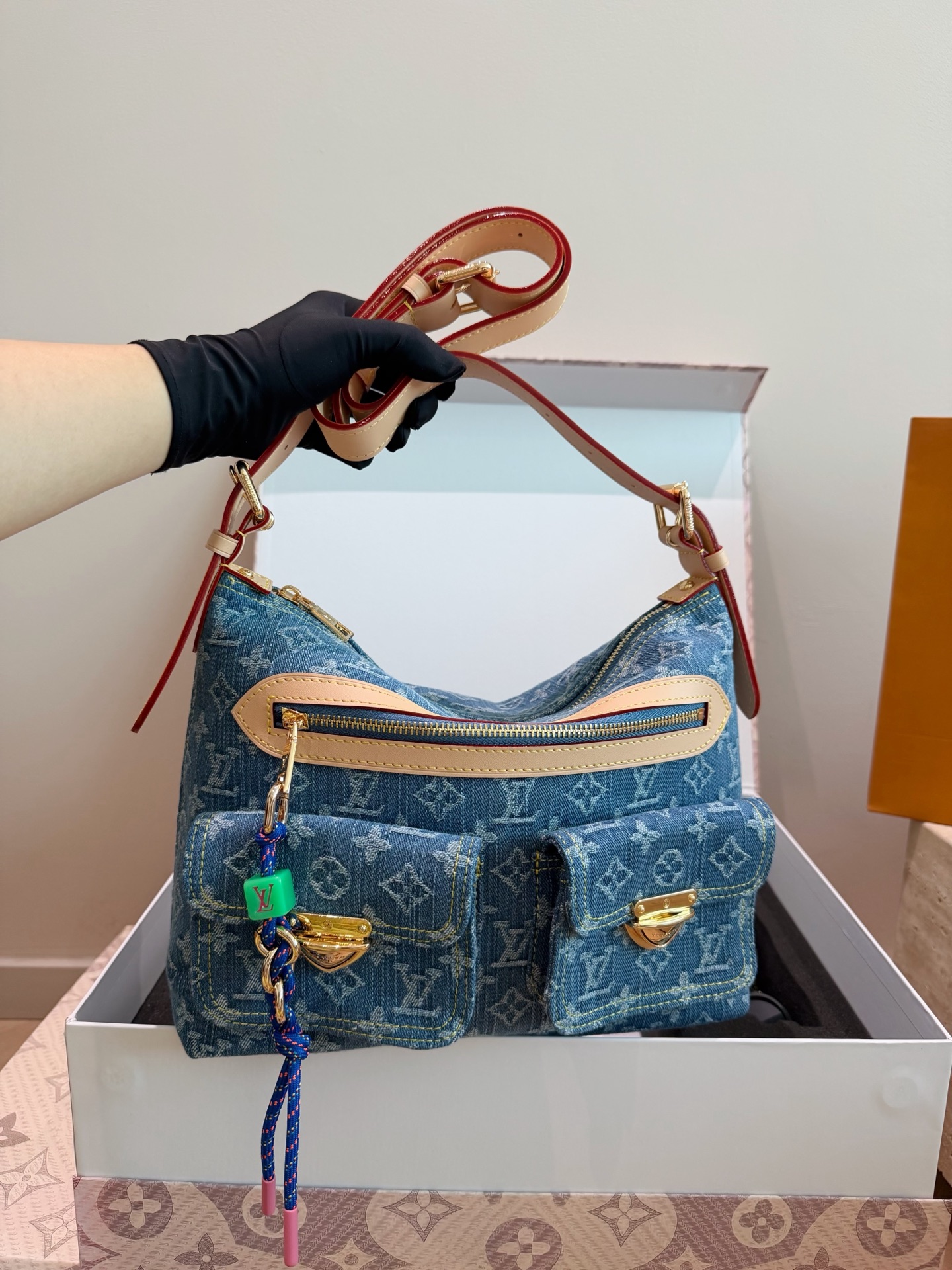 Louis Vuitton LV Monogram Cowhide Leather